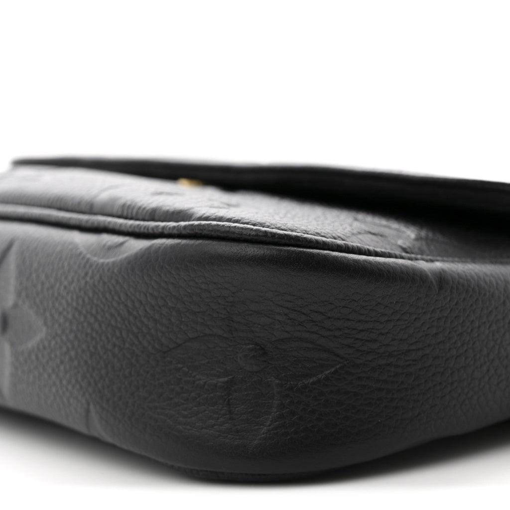Empreinte Monogram Giant Ivy Wallet On Chain Black