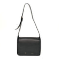 Calfskin Box Shoulder Bag Black
