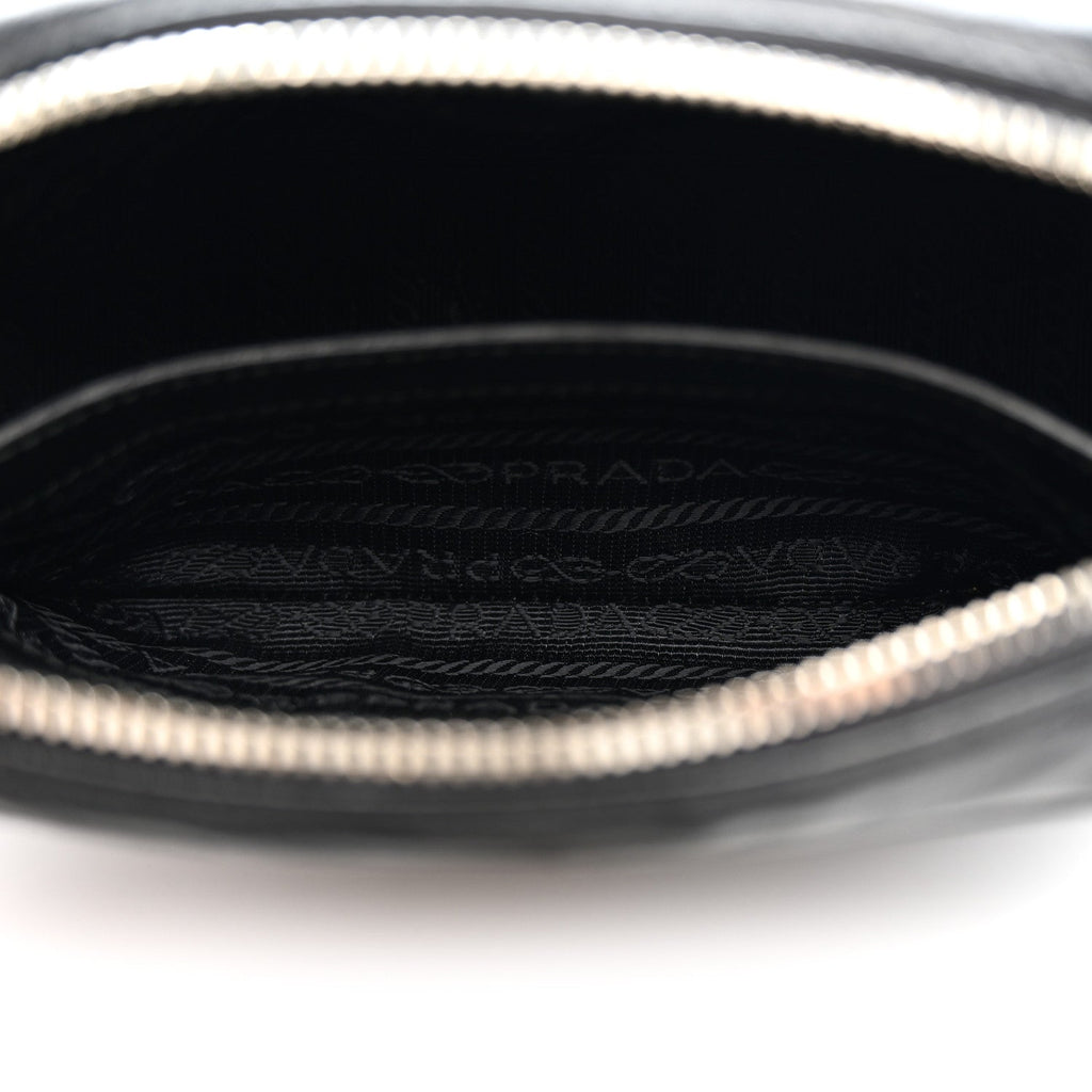 Soft Calfskin Diagramme Camera Bag Black
