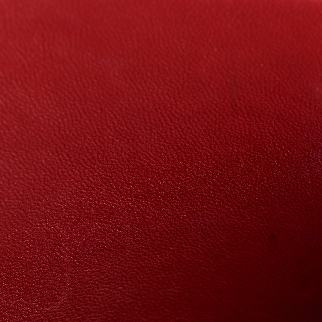Box Calfskin Small Classic Box Flap Bag Red