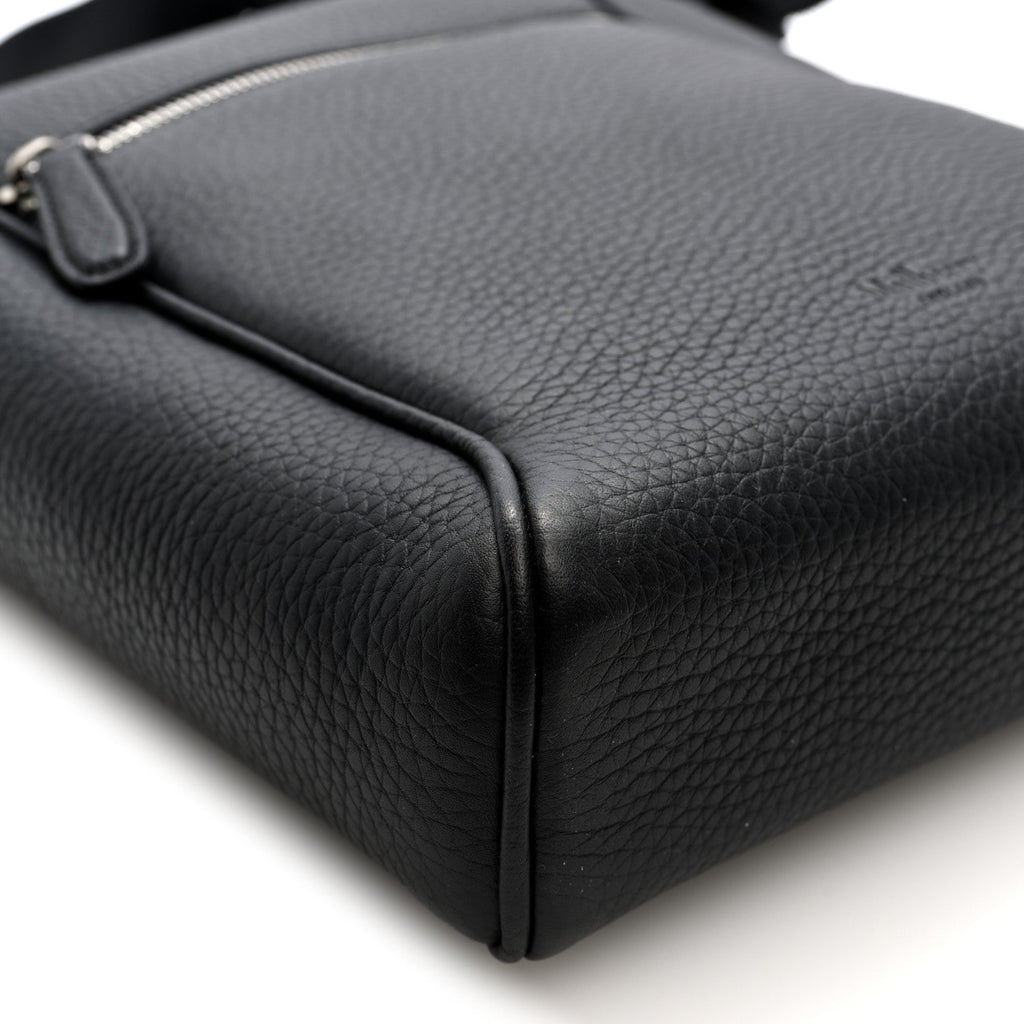 Heavy Grain Small Urban Messenger Black