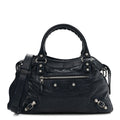 Agneau Giant 12 Silver Hardware Town Bleu Obscur