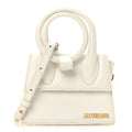 Smooth Calfskin Le Chiquito Noeud White