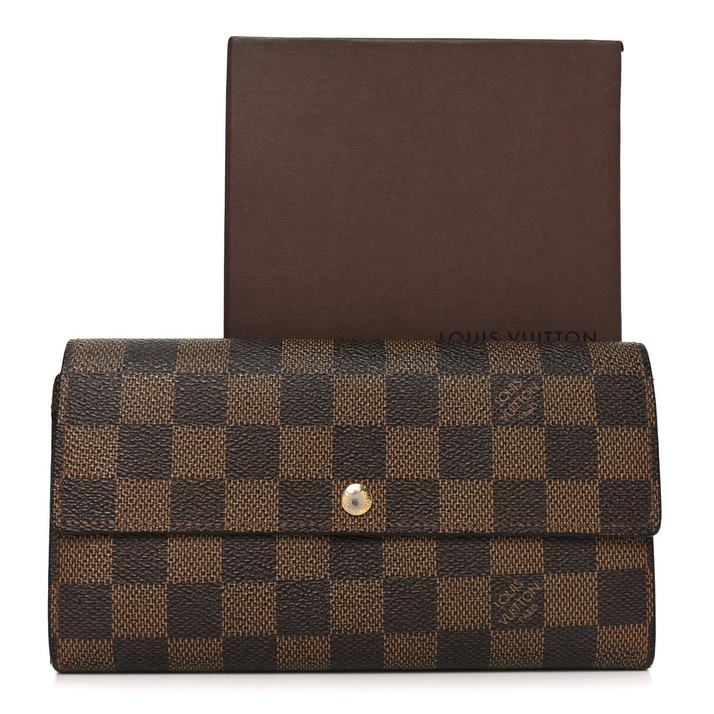 Damier Ebene Sarah Wallet
