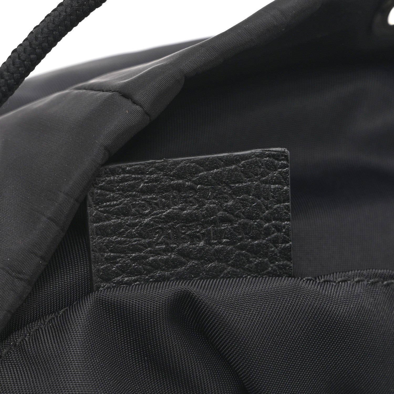 Nylon Monogram Medium Light Single Buckle Backpack Black