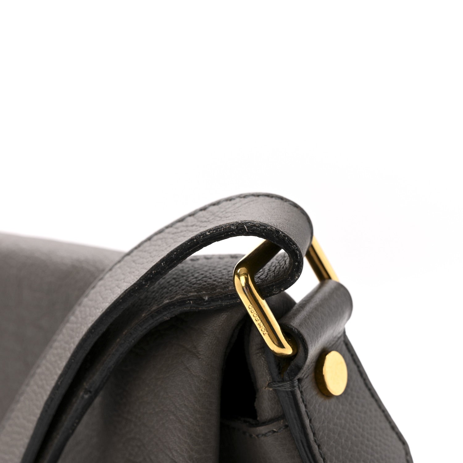 Calfskin Medium Shaded Jennifer Crossbody Bag Grey