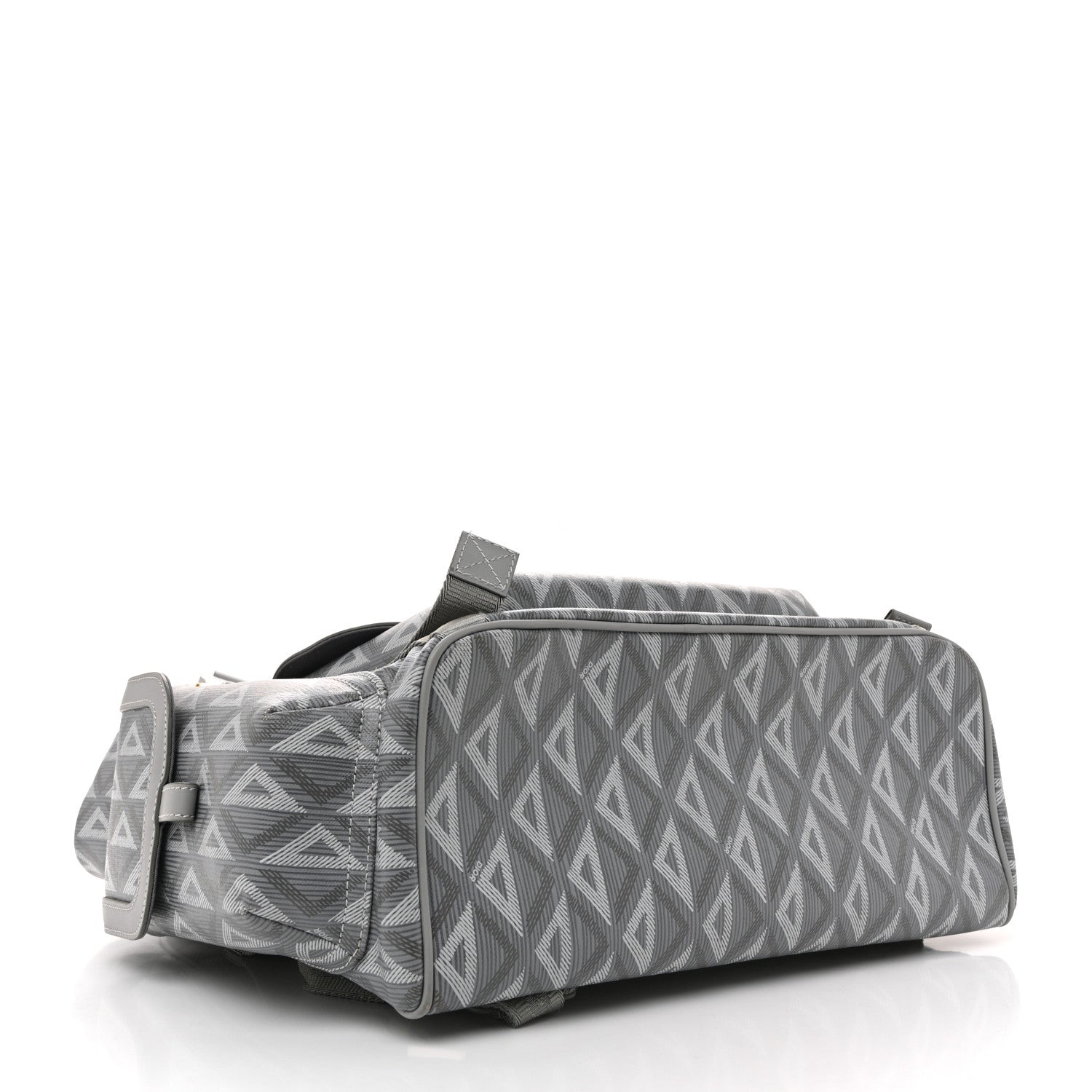 Coated Canvas CD Diamond Large Hit The Road Backpack Gray