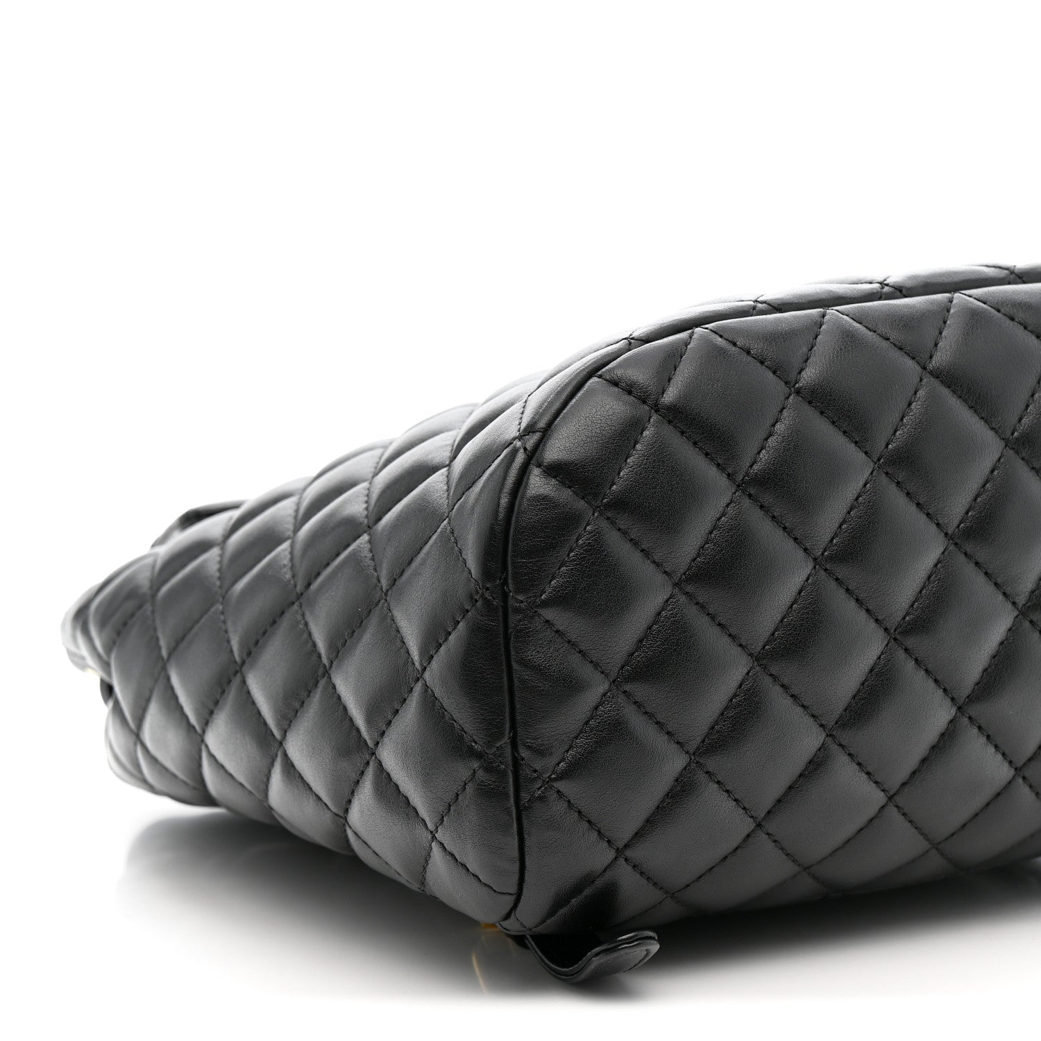 Calfskin Quilted Small Urban Spirit Backpack Black