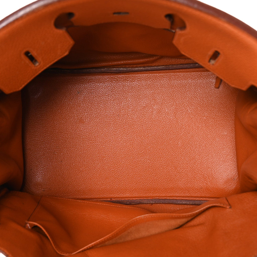 Taurillon Clemence Birkin 35 Orange