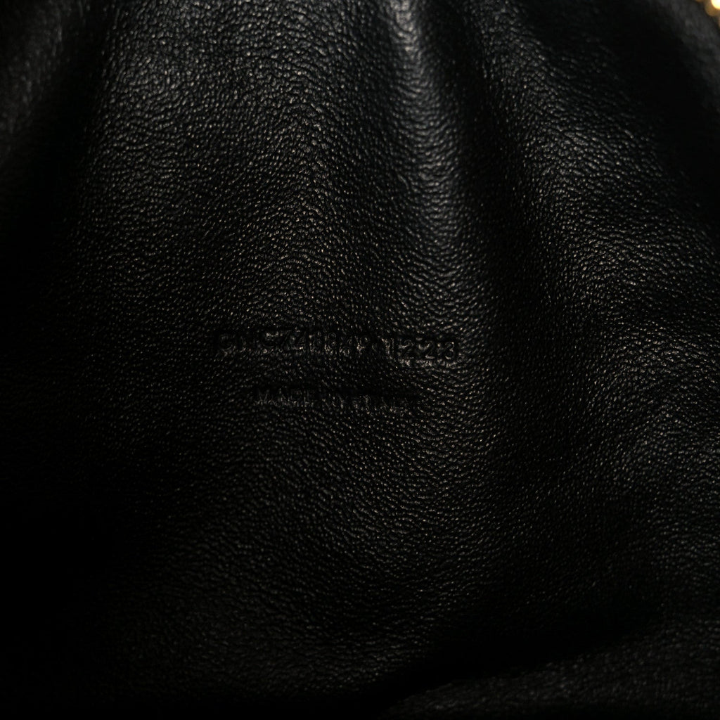 Calfskin Matelasse Monogram Mini Lou Camera Bag Greyish Brown