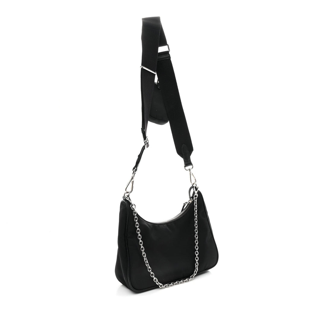 Nylon Re-Edition 2005 Shoulder Bag Black