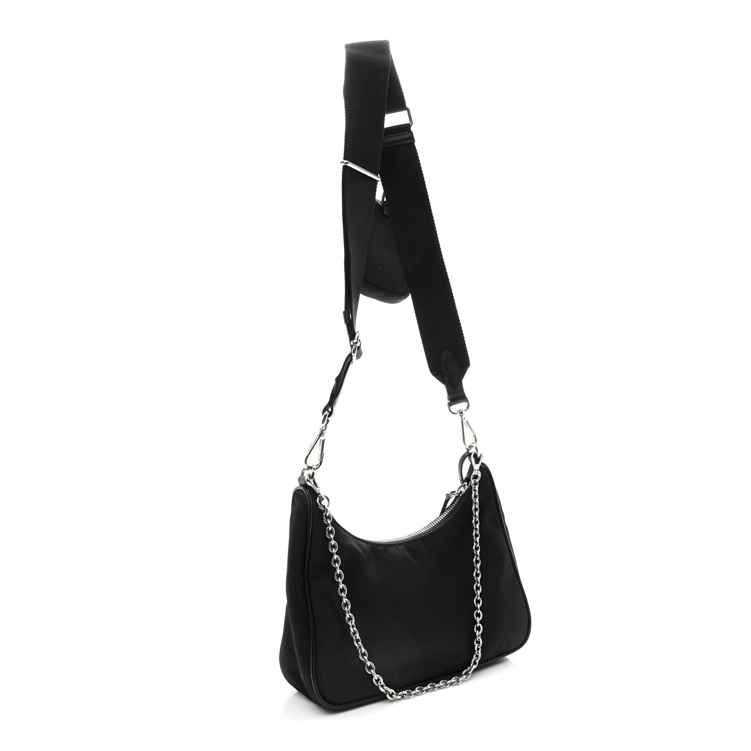 Nylon Re-Edition 2005 Shoulder Bag Black