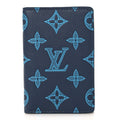 Calfskin Monogram Shadow Pocket Organizer Blue