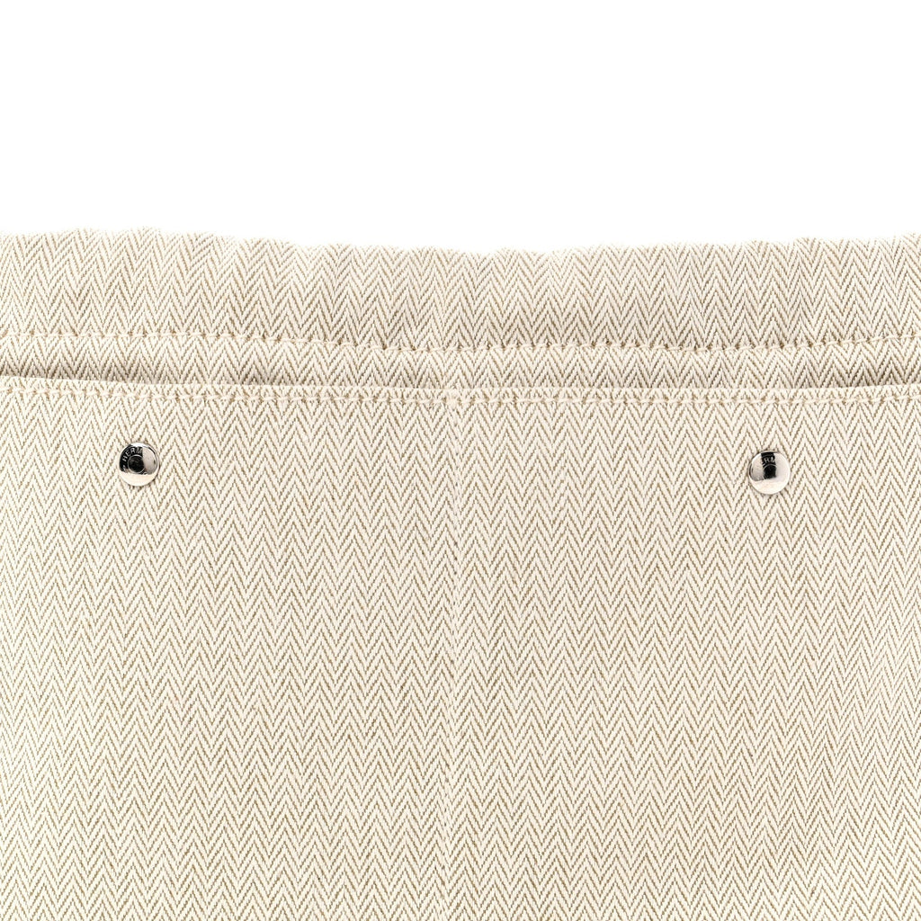 Canvas Barenia Fourbi 25 MM Pouch Naturel Fauve