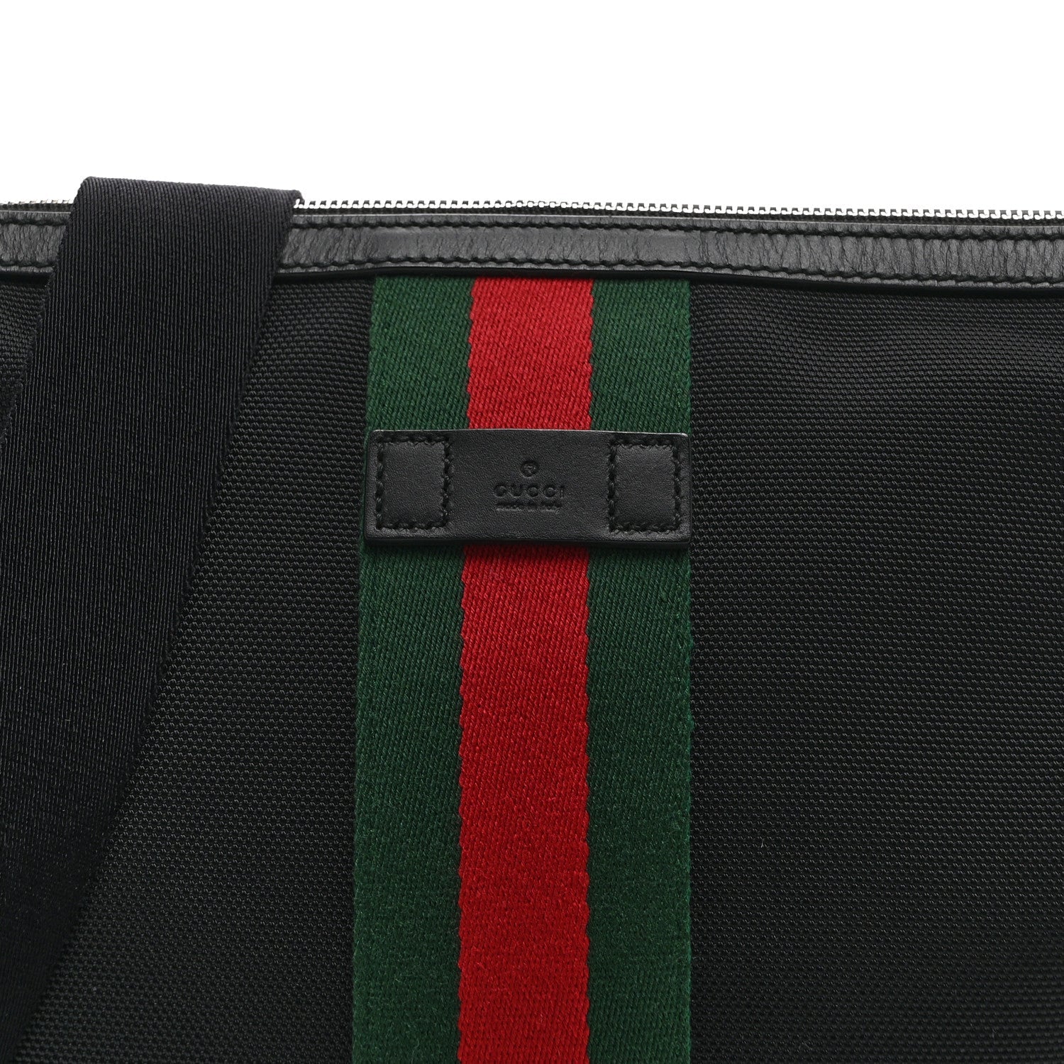 Techno Canvas Web Messenger Bag Black