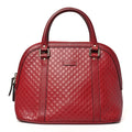 Microguccissima Medium Dome Bag Red