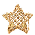 Metal CC Star Minaudiere Crossbody Gold