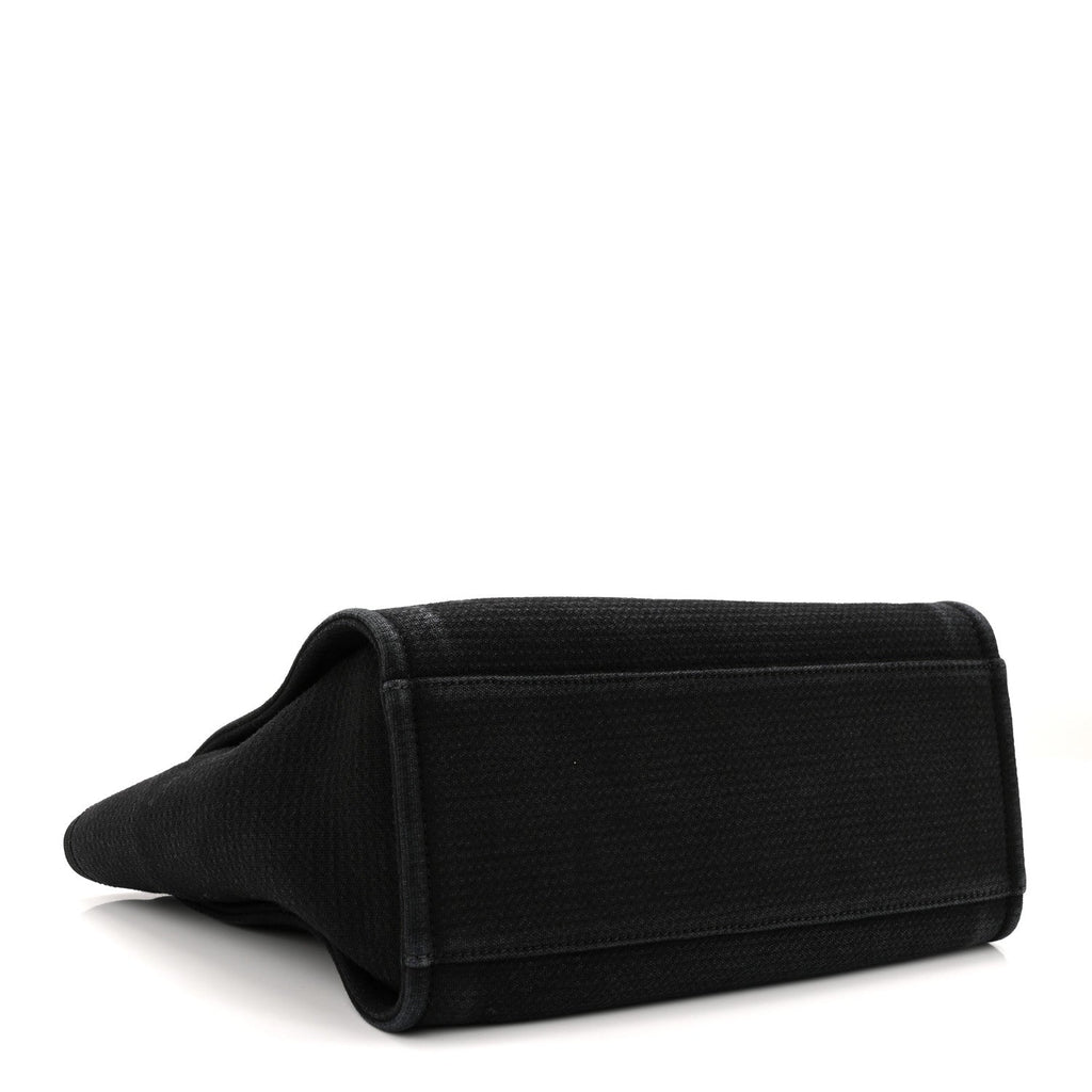 Mixed Fibers Small Deauville Tote Black