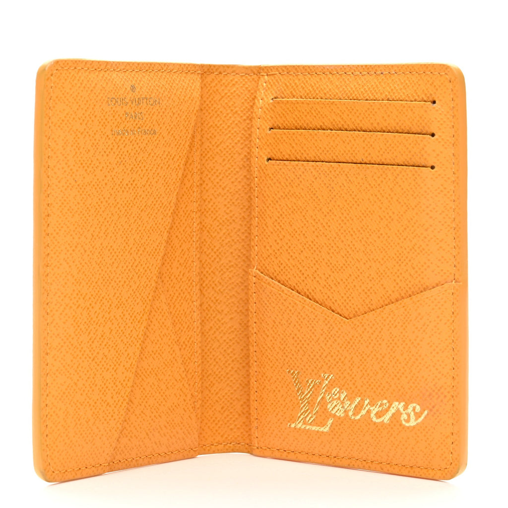 Monogram Heritage Pocket Organizer Safran Yellow