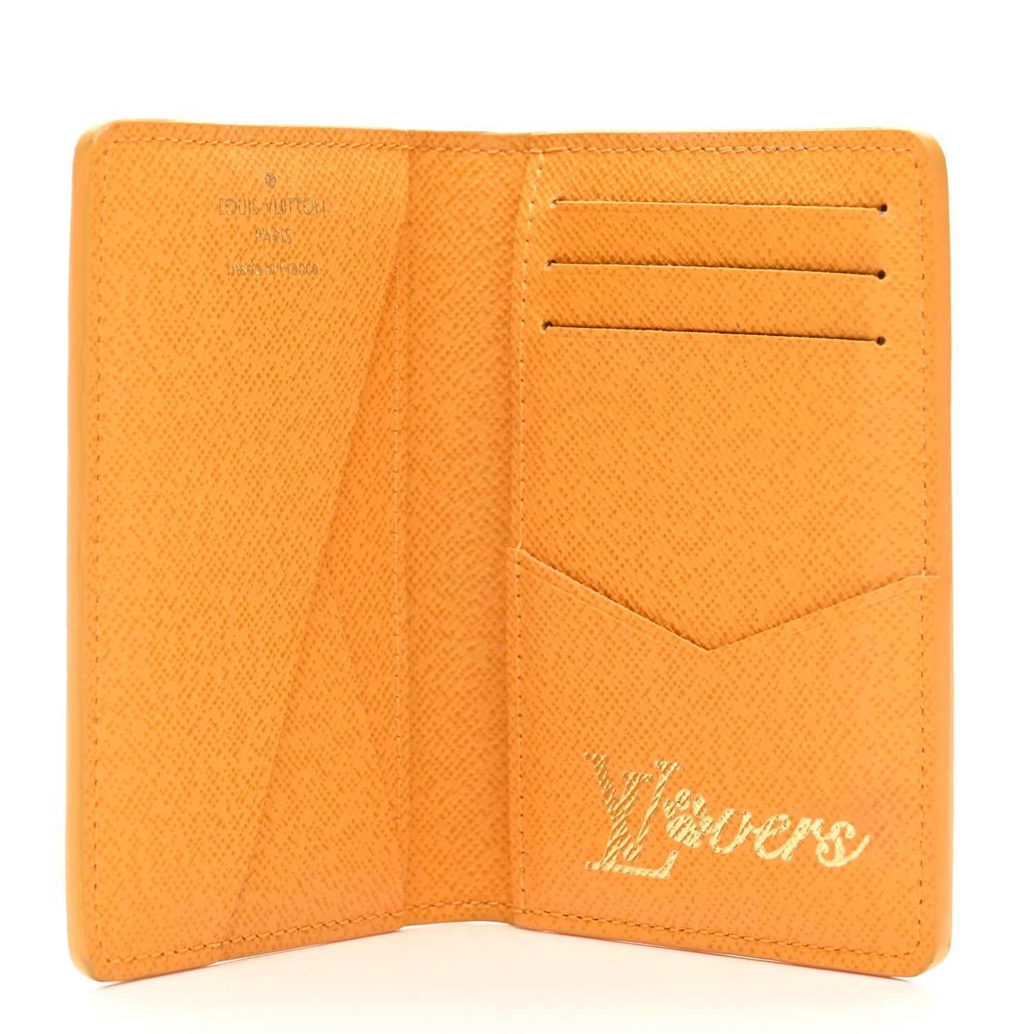 Monogram Heritage Pocket Organizer Safran Yellow