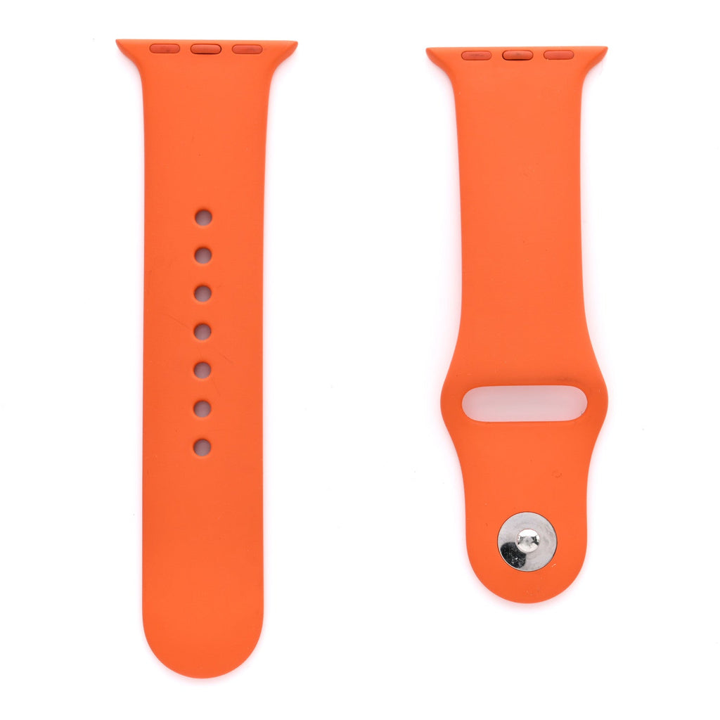Silicone 38mm Apple Sports Watch Single Tour Band S M Orange