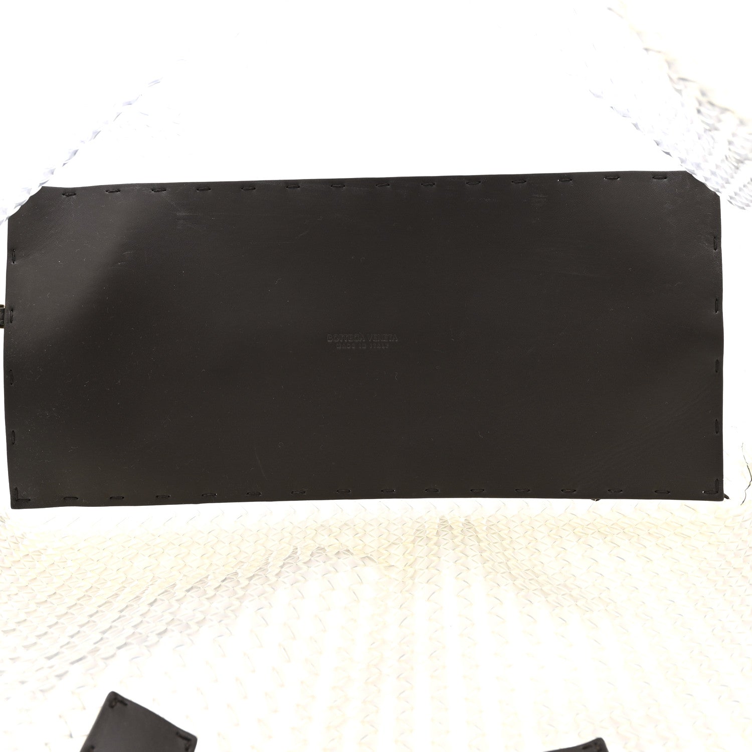 PVC Nappa Intrecciato Large Cabat Transparent Fondente