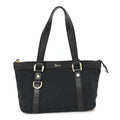 Monogram Small Abbey Tote Black