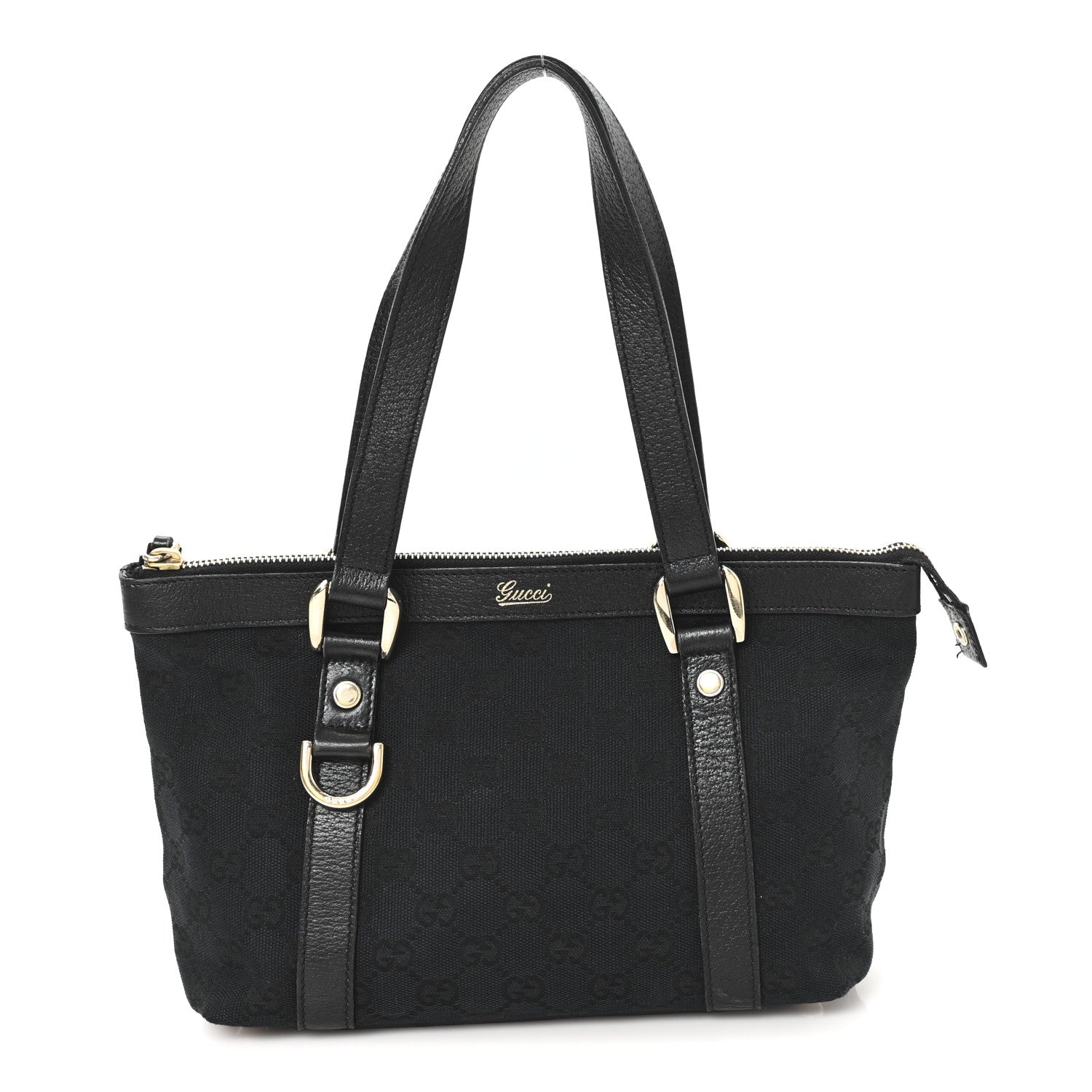 Monogram Small Abbey Tote Black