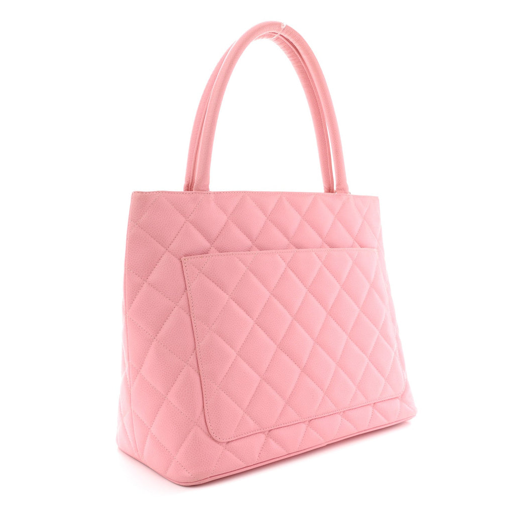 Caviar Medallion CC Tote Light Pink