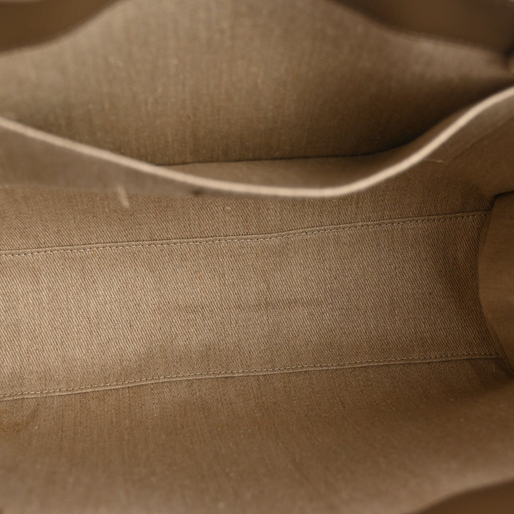 Calfskin Medium Woody Tote Army Green