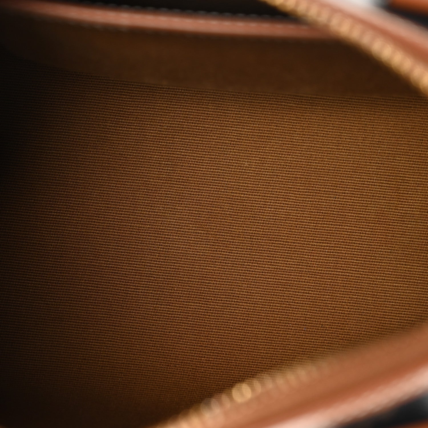 Triomphe Canvas Calfskin Small Boston Bag Tan