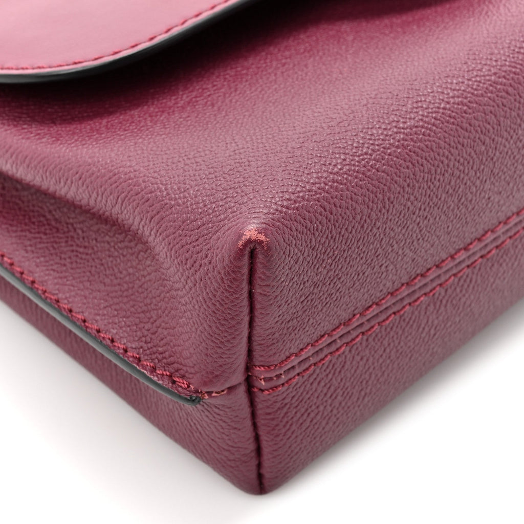 Soft Grain Calfskin Small Medley Crossbody Dark Plum