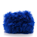 Shearling Lambskin CC Hook  Holder Blue