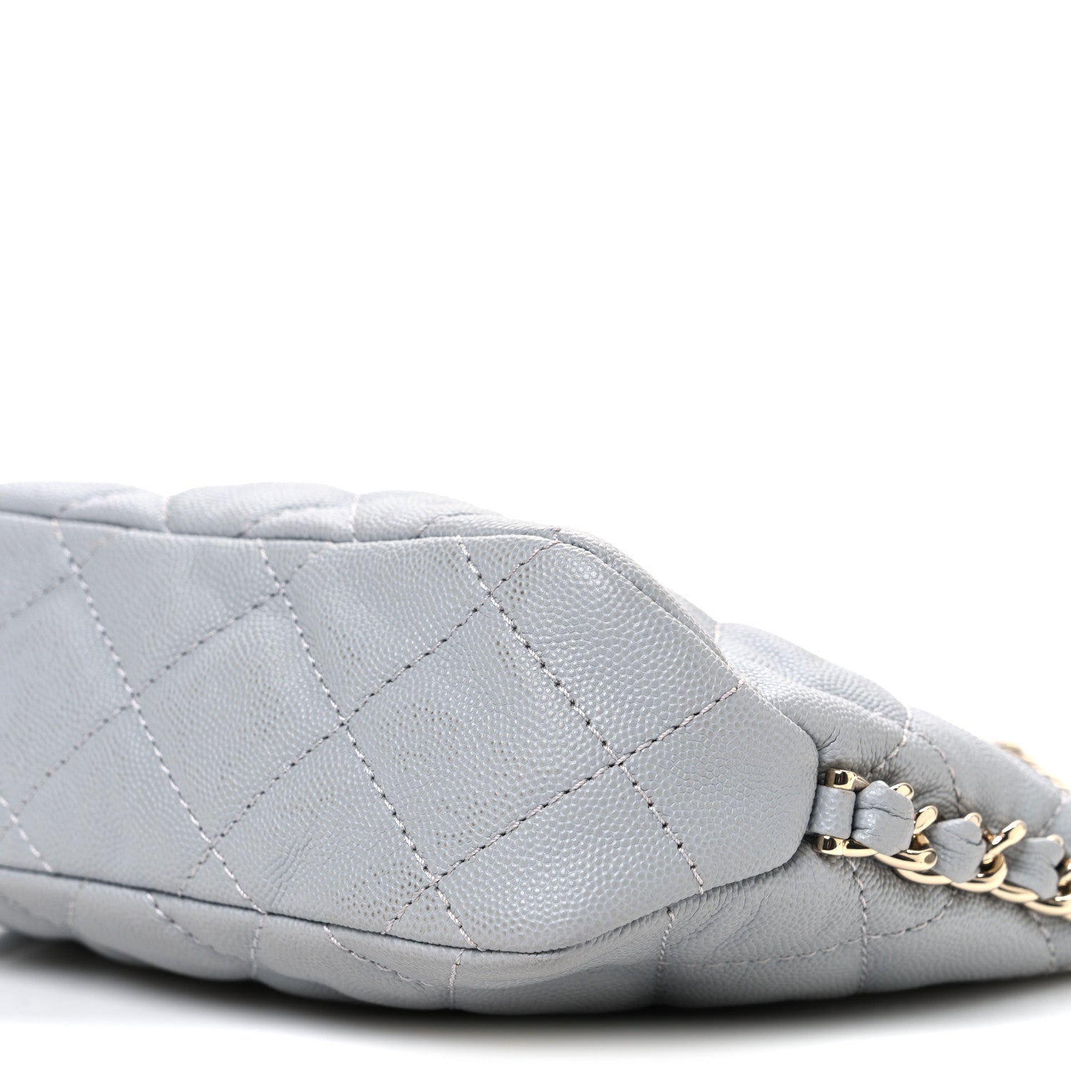 Caviar Quilted Daylight Hobo Grey