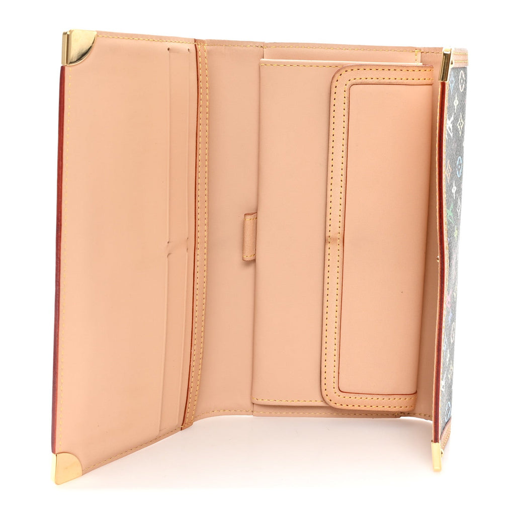 Monogram Multicolor Porte Tresor International Wallet Black