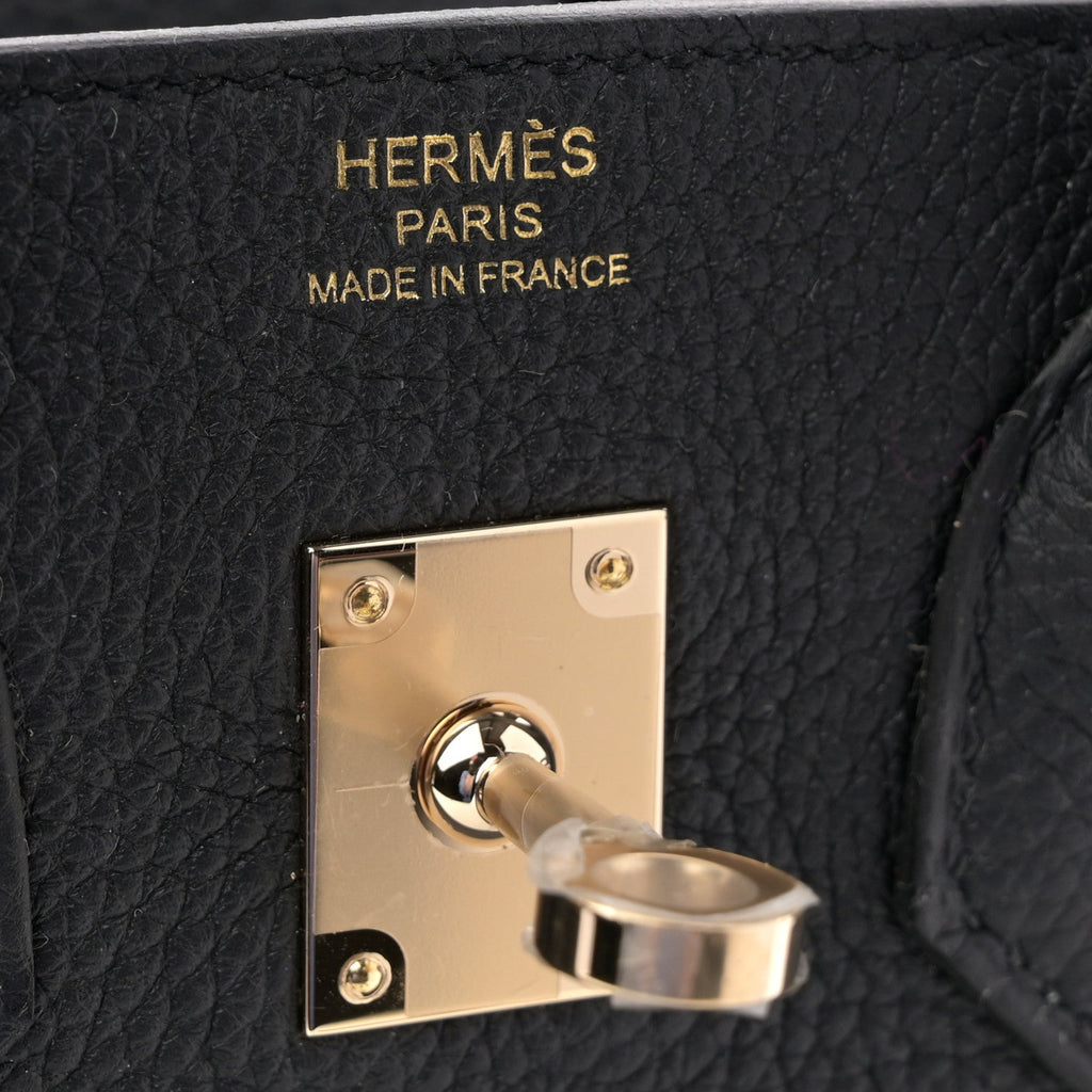 Togo Birkin 25 Black