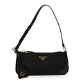 Re-Nylon Spazzolato Re-Edition 2002 Shoulder Bag Black