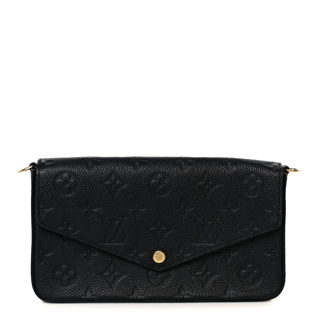 Empreinte Pochette Felicie Chain Wallet Black