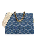 Monogram Denim Coussin PM Blue