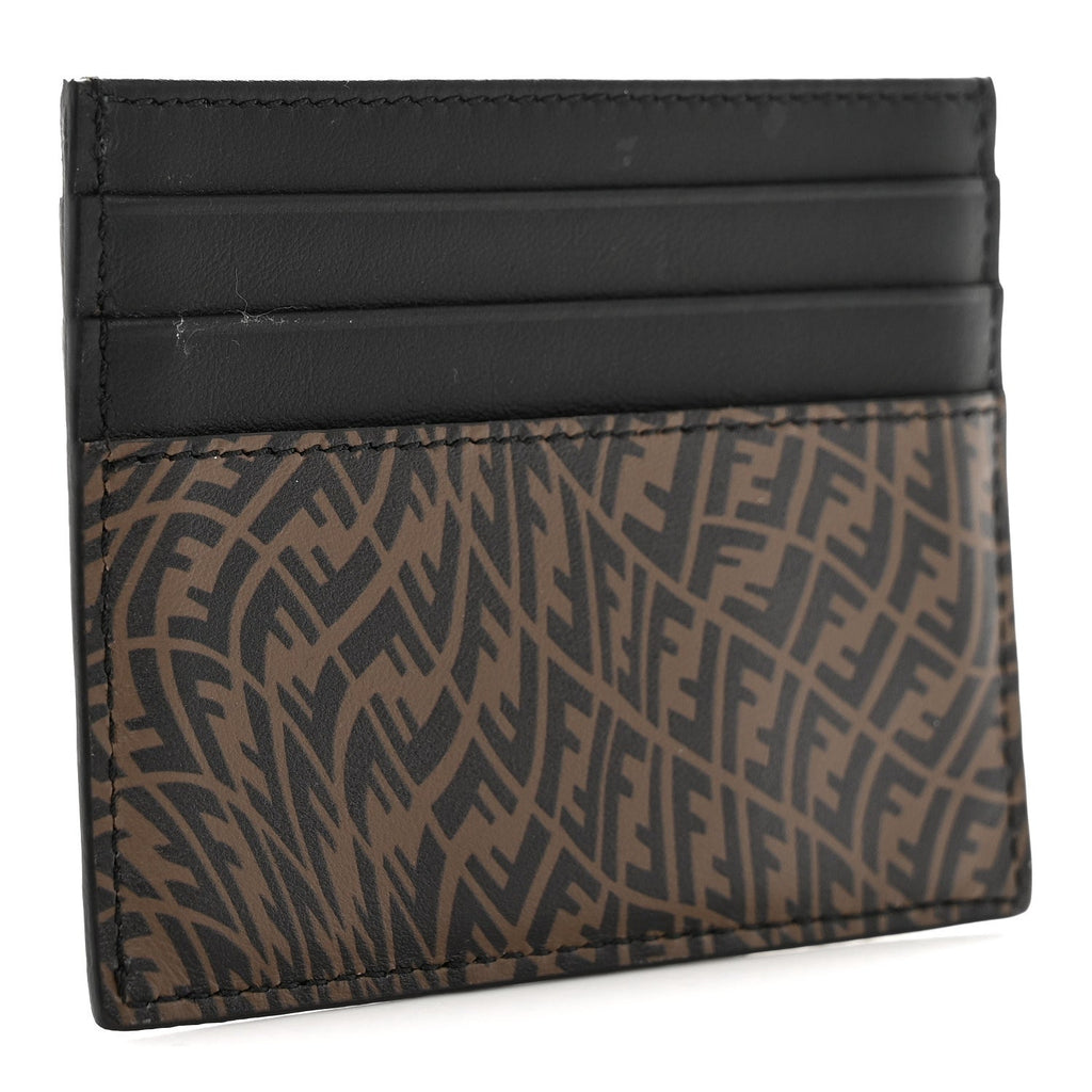 X SARAH COLEMAN Vitello Grace Light Micro FF Vertigo Embossed  Holder Maya Black
