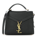 Grain De Poudre Mini Classic Monogram Cassandra Top Handle Black