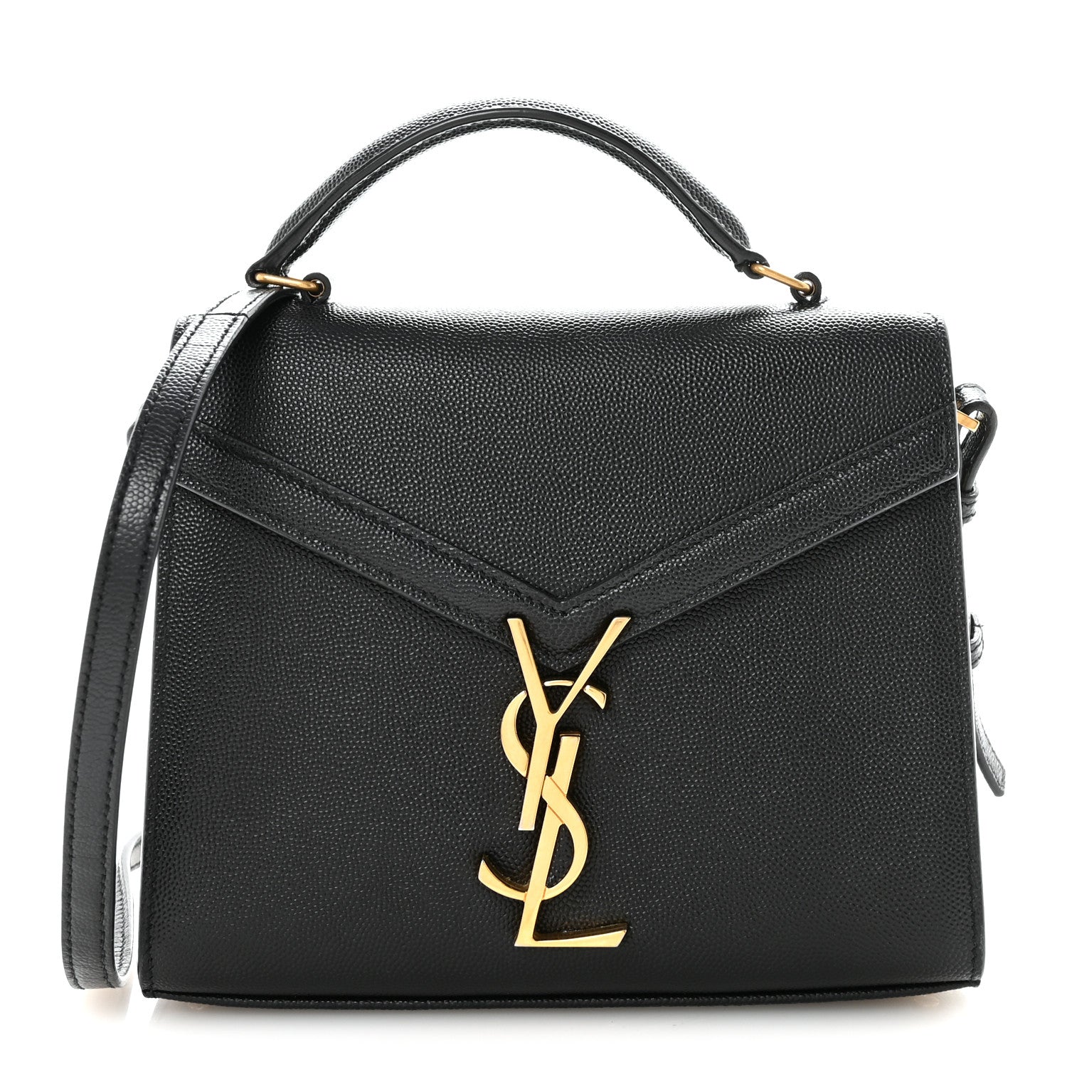 Grain De Poudre Mini Classic Monogram Cassandra Top Handle Black