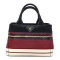 Patch Righe Mix Tote Cerise
