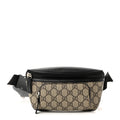 GG Supreme Monogram Belt Bag Black