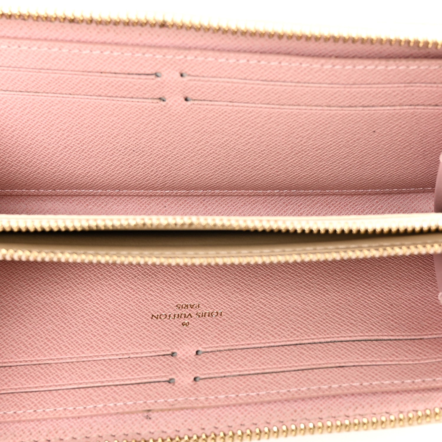 Damier Azur Clemence Wallet Rose Ballerine