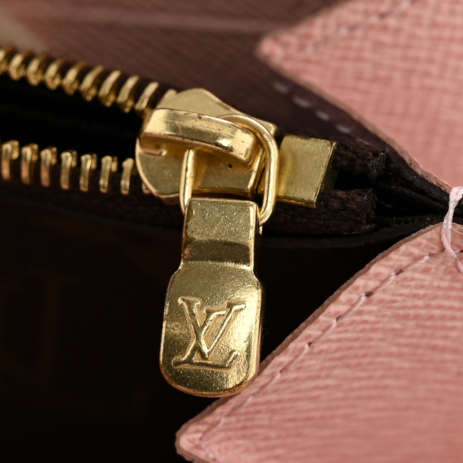 Monogram Clemence Wallet Rose Ballerine