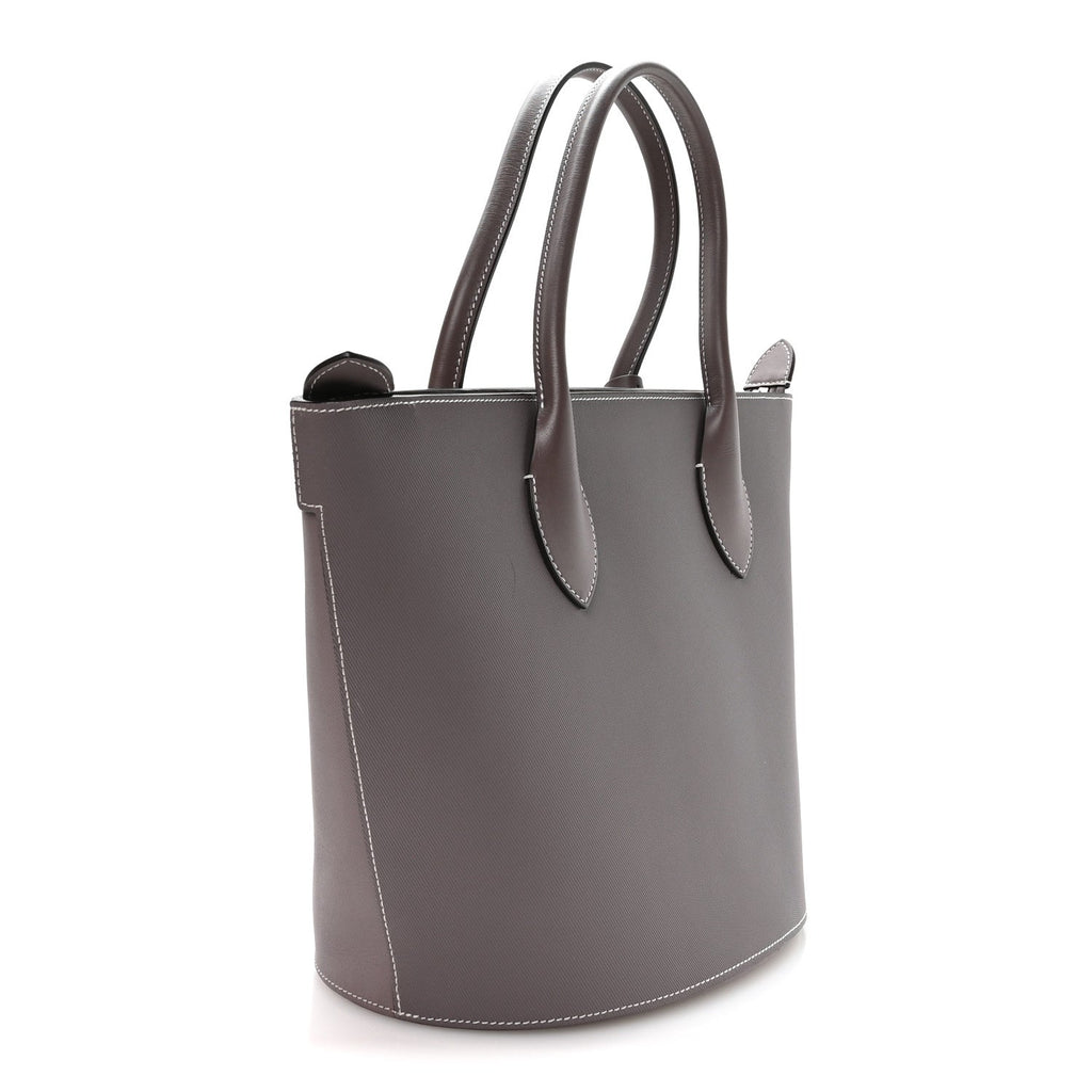 Veau Satin Holdall PM Gris