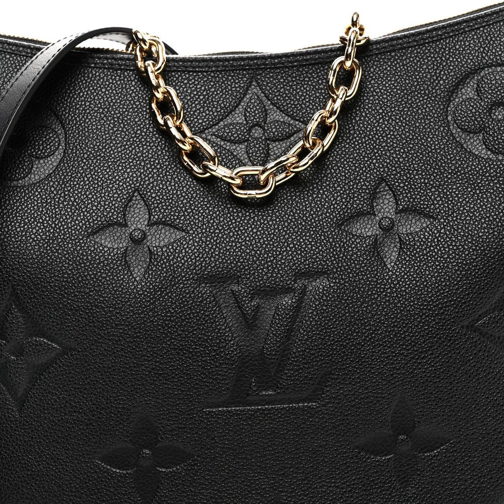 Empreinte Monogram Giant Loop Hobo Black
