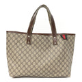 GG Plus Monogram Medium Signature Web Loop Tote Brown