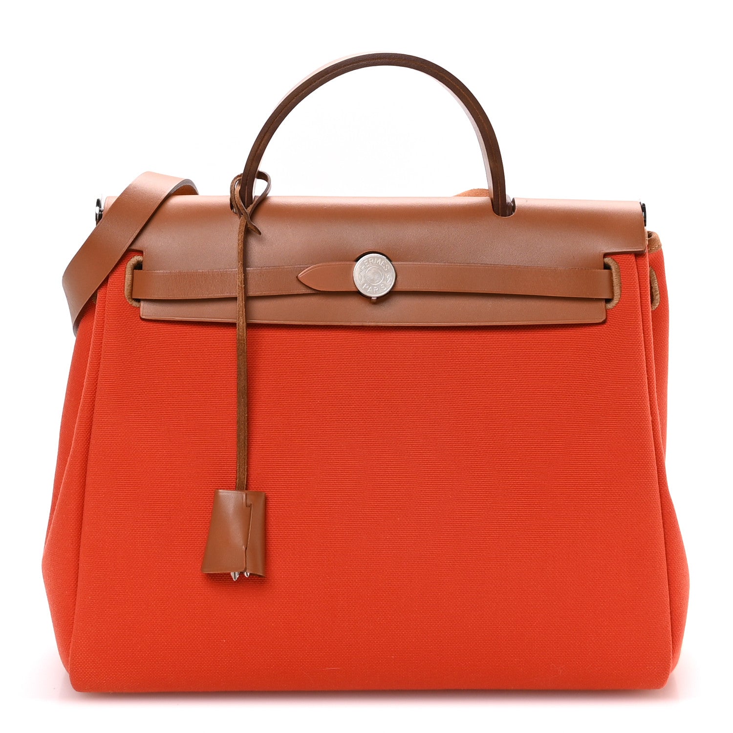 Vache Hunter Toile Herbag Zip Retourne 31 PM Orange Mecano Fauve